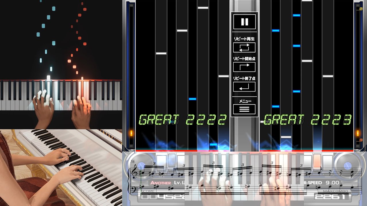 [IIDX] AI pianist plays 天空の夜明け DPA