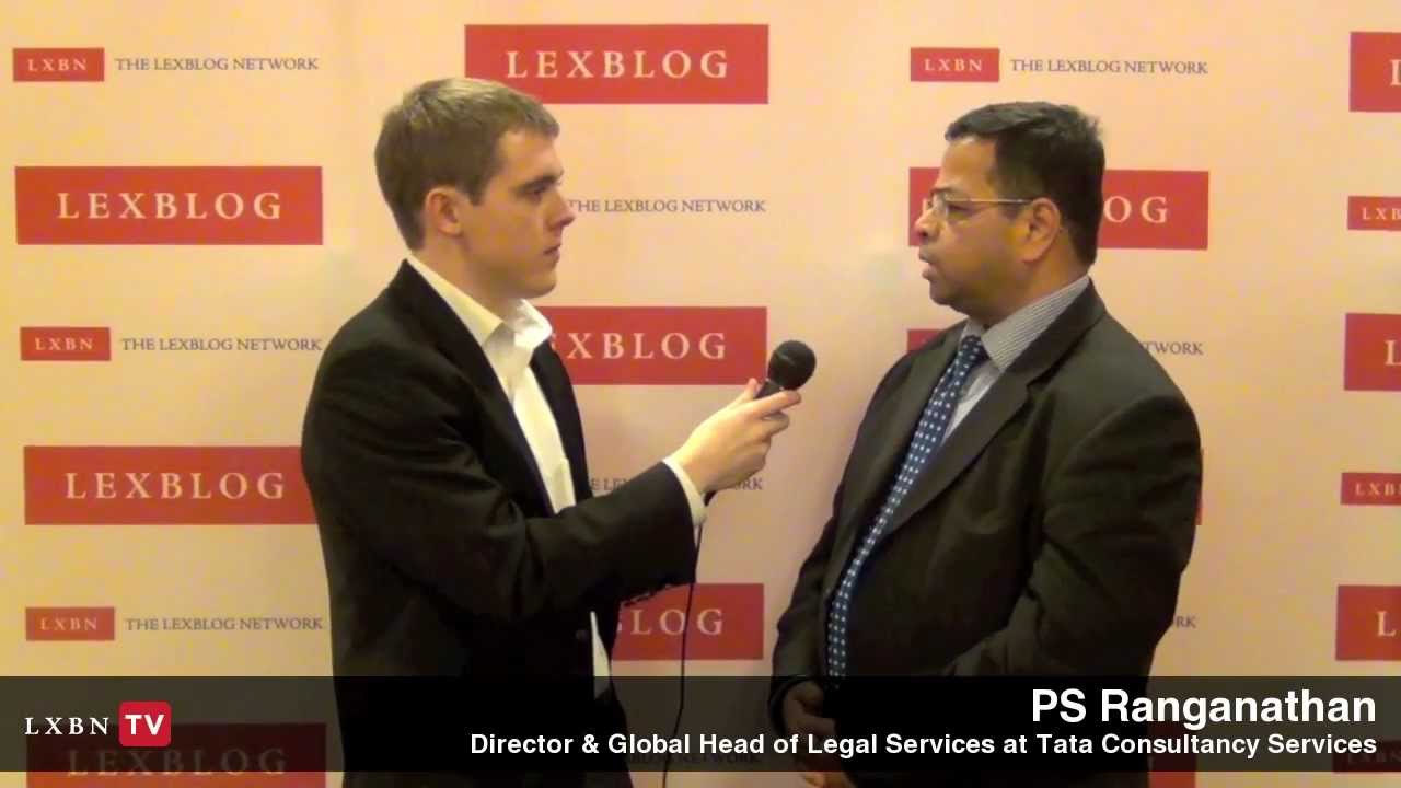 PS Ranganathan of TCS Legal Services on their Legal Management Solution: LXBN TV at LegalTech NY '12