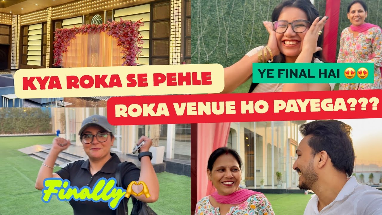 Roka Ki date paas aa rahi hai aur abhi venue final ni hua hai | #vlog #behenkishaadi #wedding 