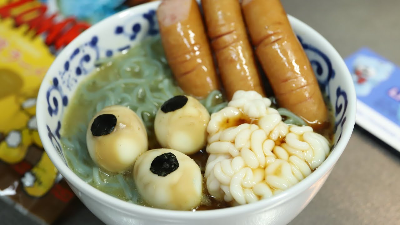 Halloween Zombie Ramen Brain Flavor Ramen Noodles