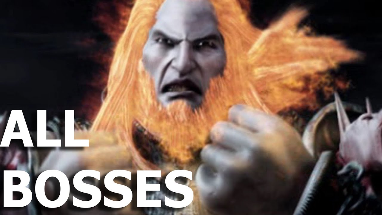 God of War: All Bosses (4K 60fps)