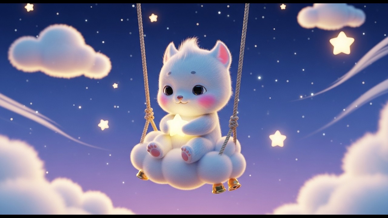 6 Dreamy Moon Cub’s Slow Rock Night Song 🌙🐻 | Rimas e Canções Infantis para Dormir