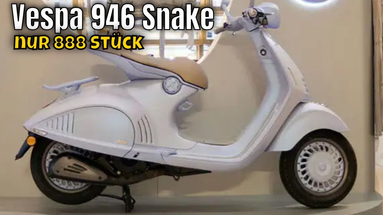 2025 Vespa 946 Snake: Limitiertes Schlangen-Design und 125-ccm-Power