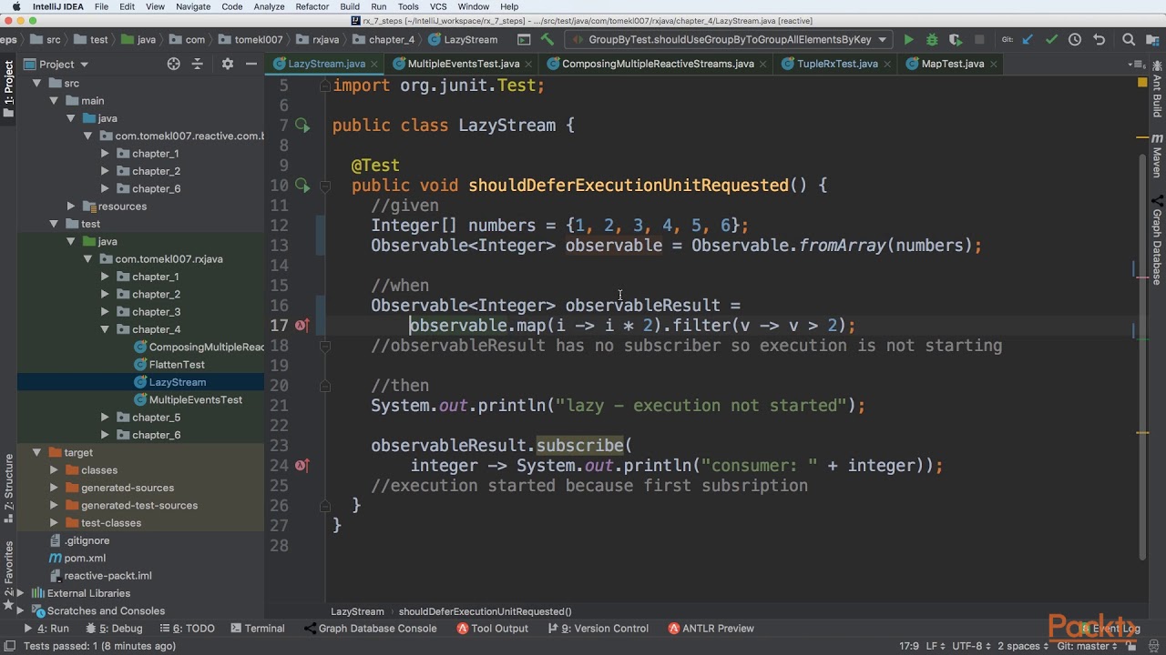 Reactive Programming in 7 Steps : Using Lazy Stream to Get Data Only When Needed | packtpub.com