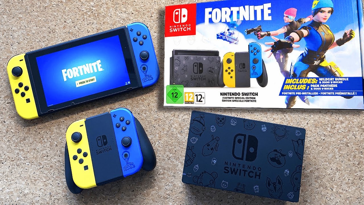 Nintendo Switch Fortnite Wildcat Bundle | Unboxing and Setup