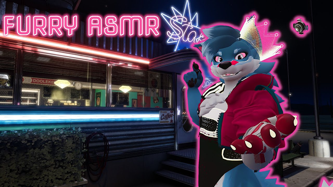 A Date In Night City (ASMR, Macro, Furry, Roleplay, Cyberpunk, Paws)