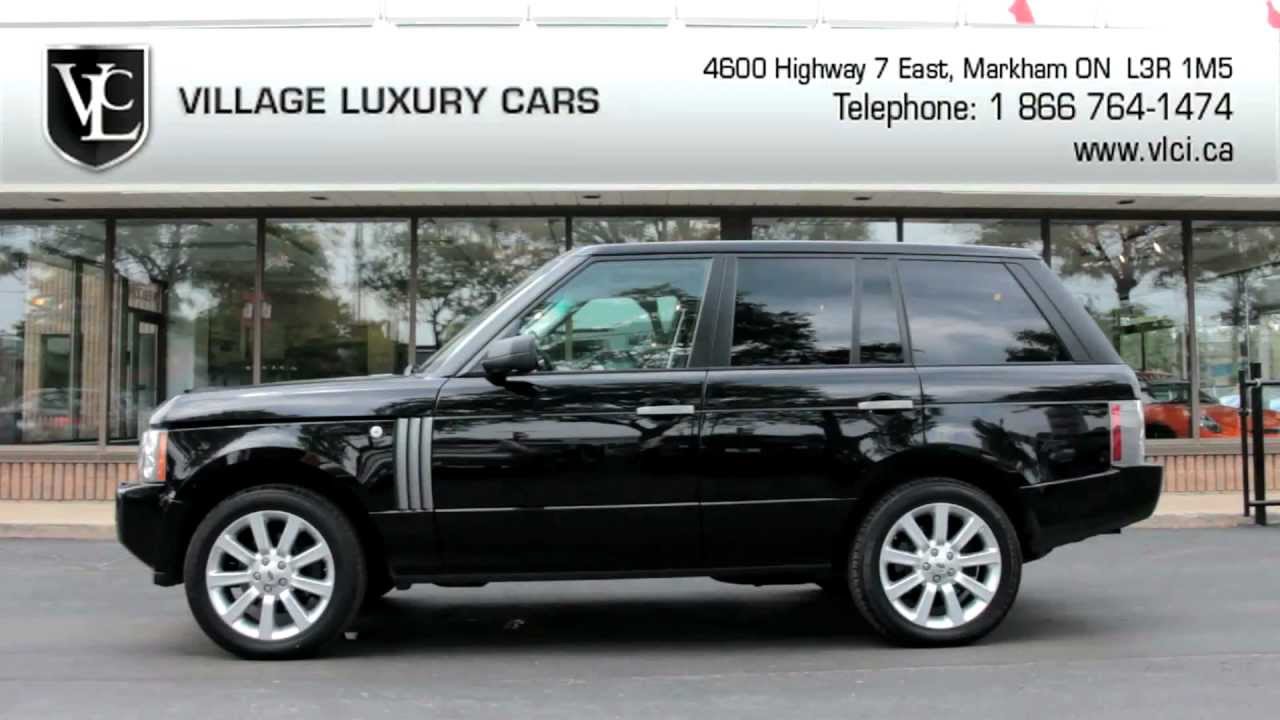 2009 Land Rover Ranger Rover - Village Luxury Cars Markham
