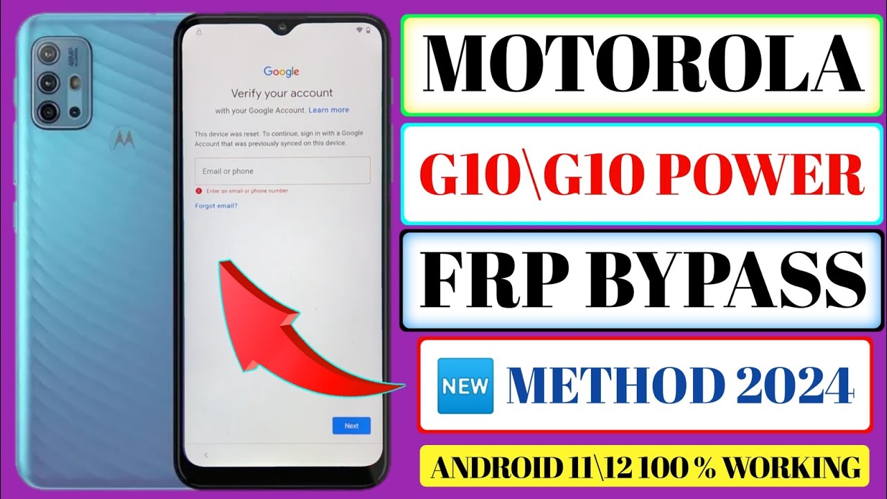 Motorola G10 Frp Bypass | Moto G10 Power Frp Bypass