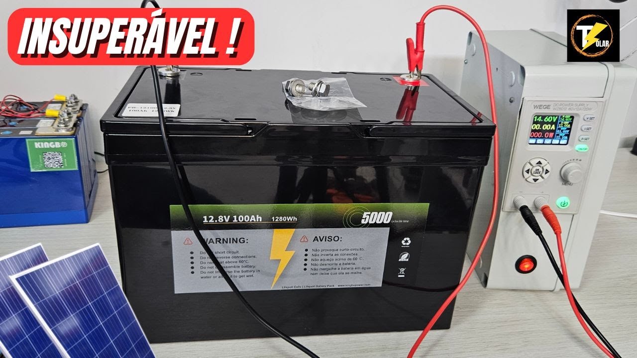 🔋AS MELHORES BATERIAS LIFEPO4 ! Veja o porquê - Kingbo estoque no Brasil
