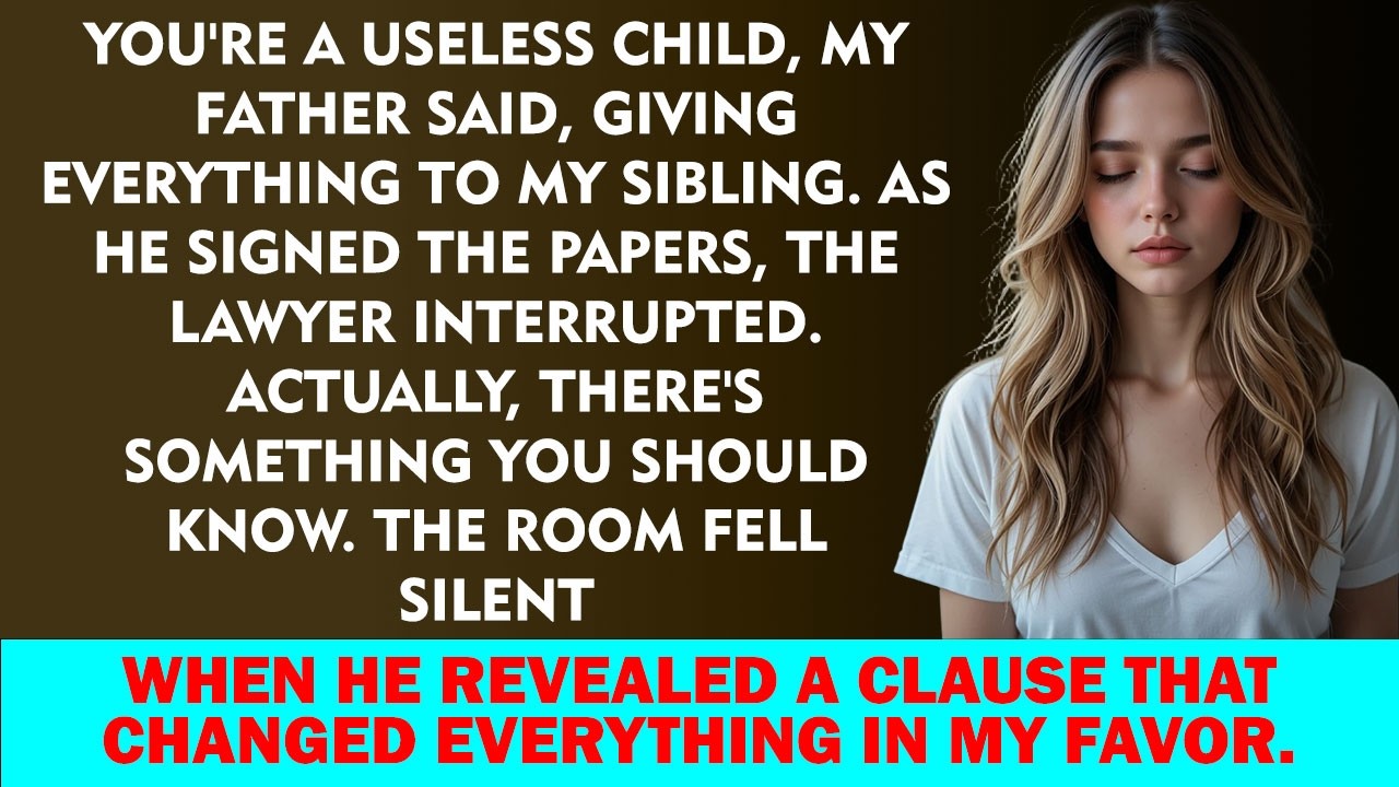 My Father Mocked Me and Said I’d Get Nothing — Then the Lawyer Stood Up