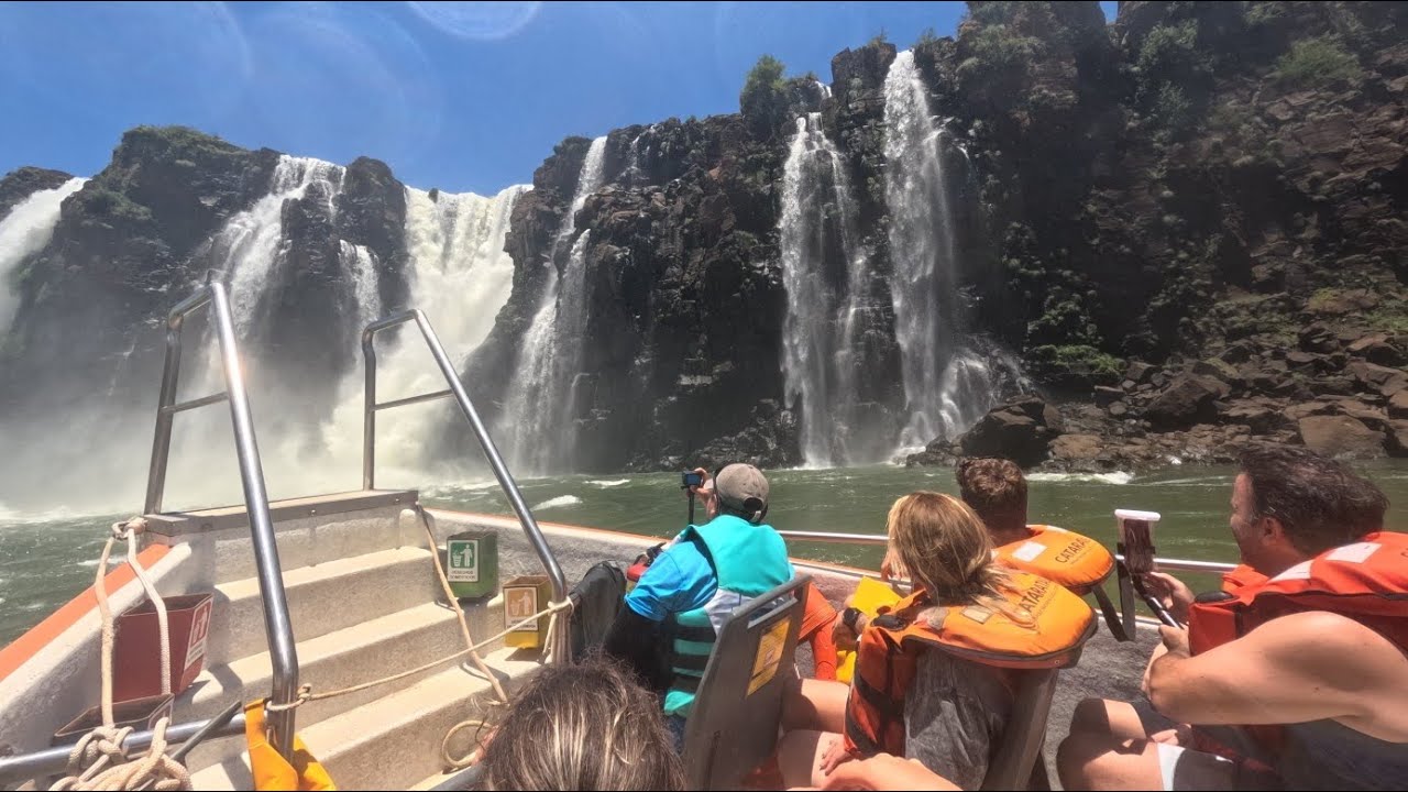 Gran Aventura: O Passeio de Barco mais Intenso nas Cataratas do Iguaçu lado Argentino! #cataratas