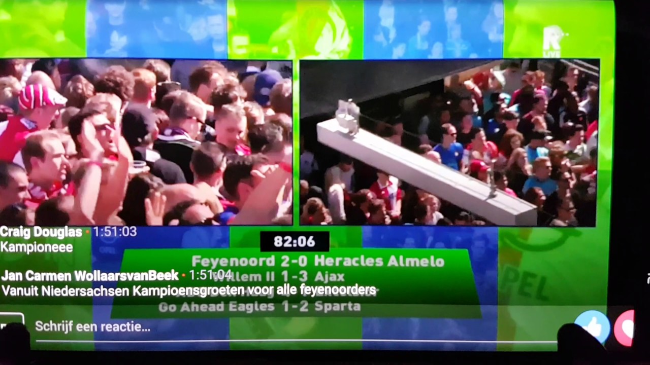 Feyenoord Rotterdam kampioen 2016/2017 verslaggevers RTV Rijnmond