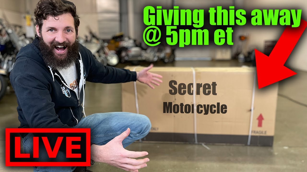 LIVE Motorcycle Unboxing + HUGE GIVEAWAYS