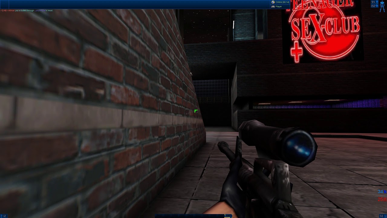 UT99 on Unreal Mayhem Classic Sniper Server.