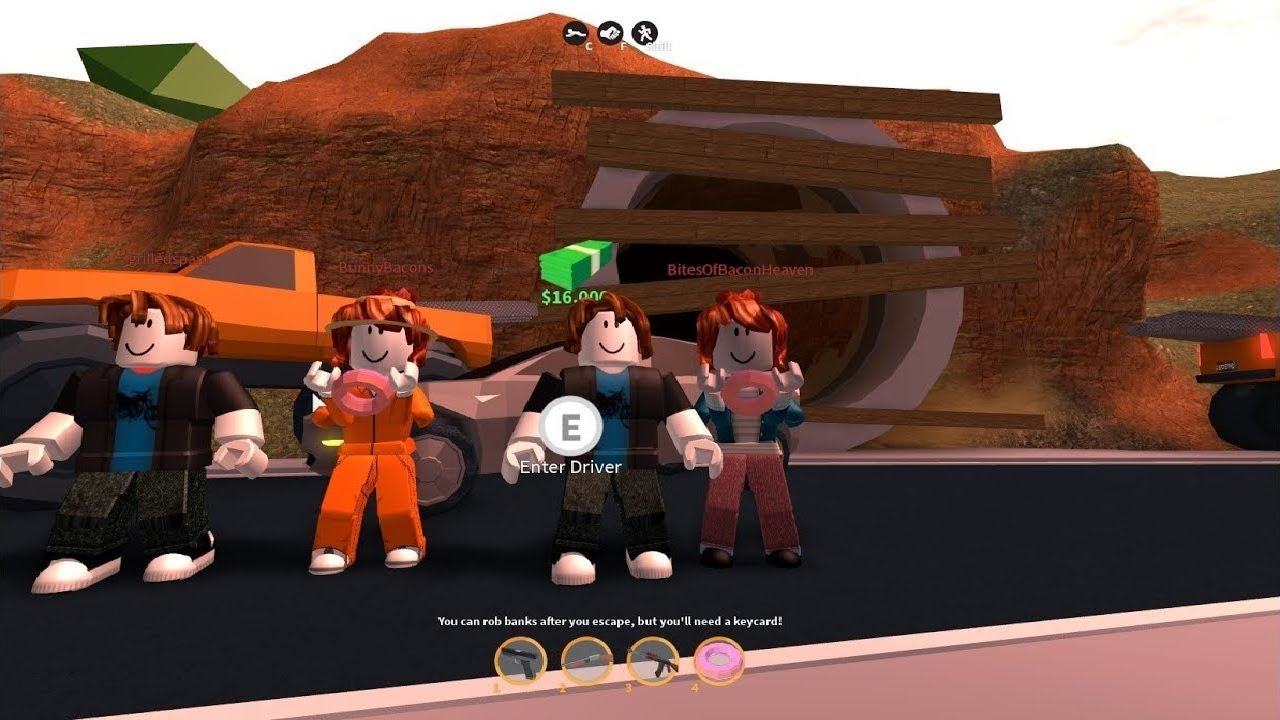 Roblox JAILBREAK 07 - BACON DREAM TEAM RIFF-RAFF w/ chrisatm, itsAshleyosity & The_SheWolfDeadly