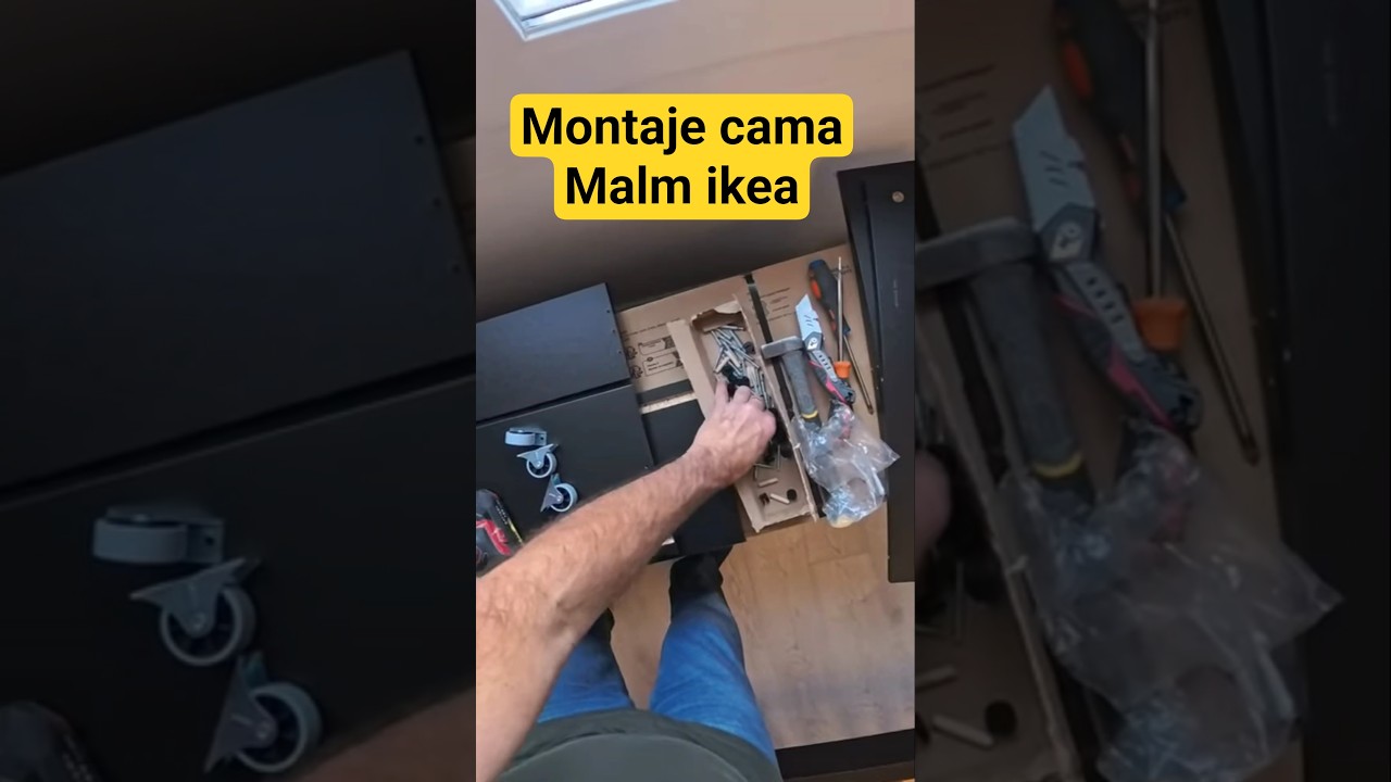 montaje cama malm ikea #ikea #bricolaje #home #diy #armario #muebles #cocinas #sofa #sofacama #god