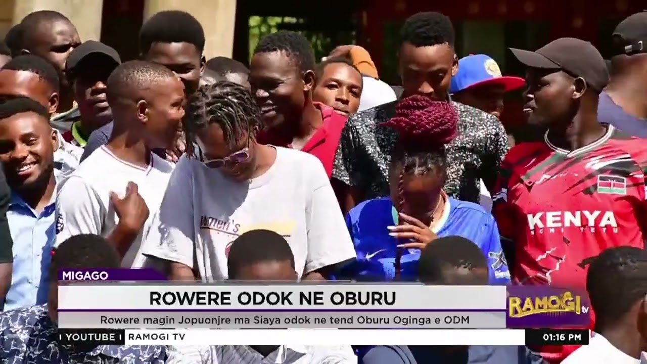 Rowere magin jopuonjre ma Siaya odok ne tend Oburu Oginga e ODM