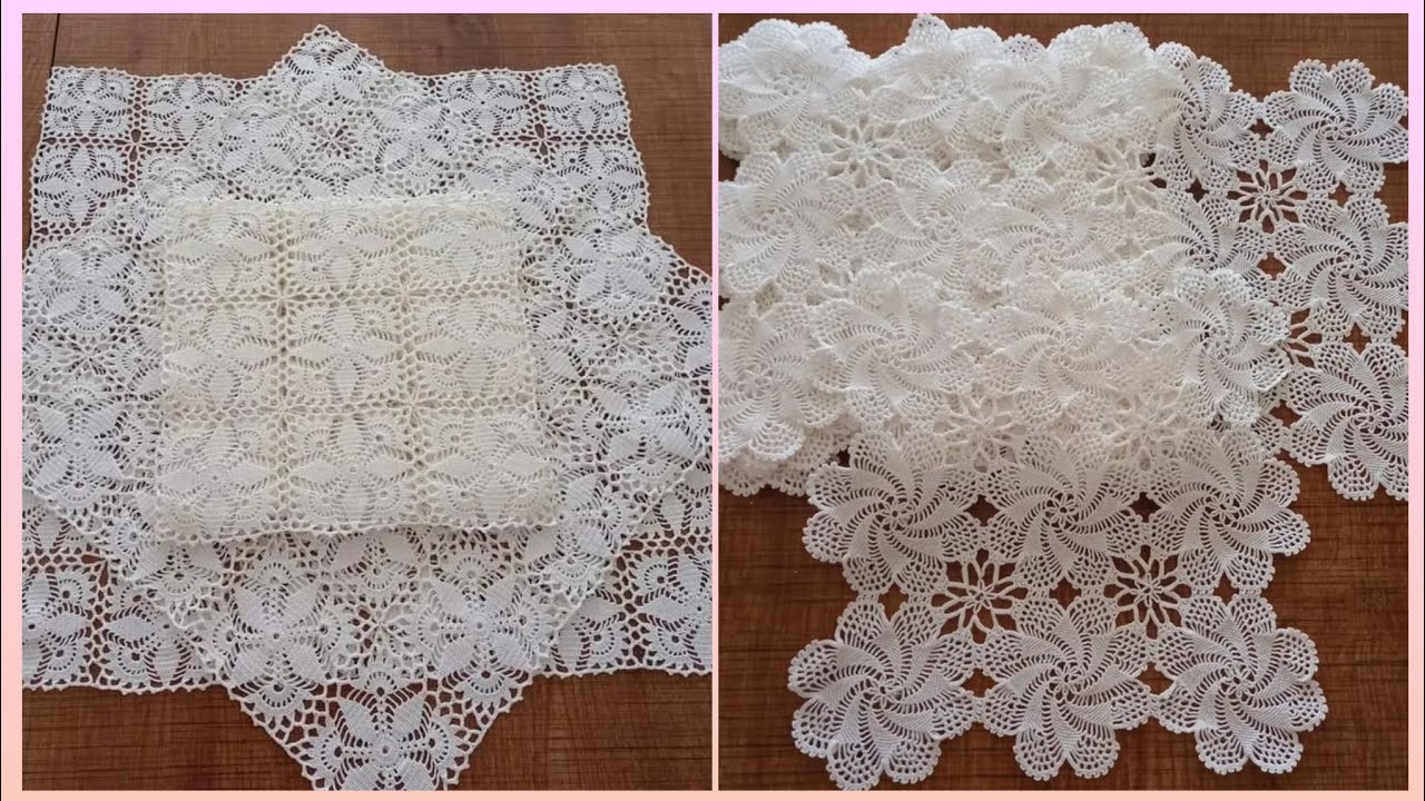 115 Small Square Crochet Fillet Doily Pattern Ideas #diy #crochet #trending  