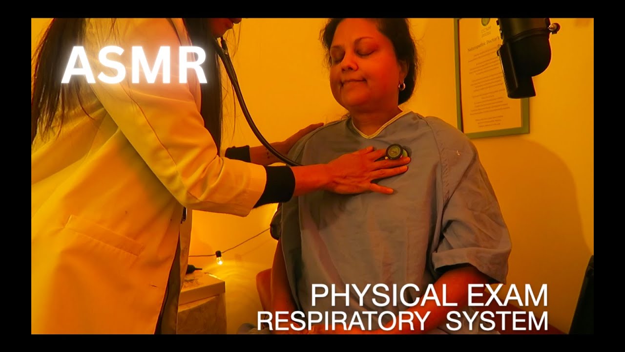 [ASMR] Real Person Medical Exam/ Nurse Examines Cough /Full Respiratory Exam