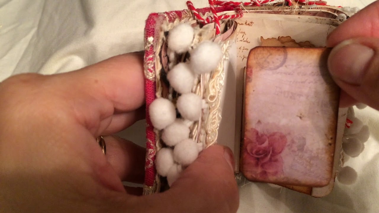 Vintage micro mini junk journal