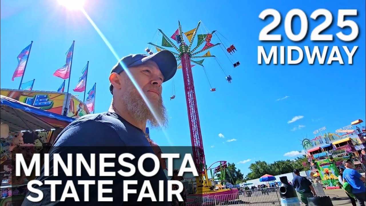 Is the Minnesota State Fair Midway the BEST in America? (2025 Walkthrough)