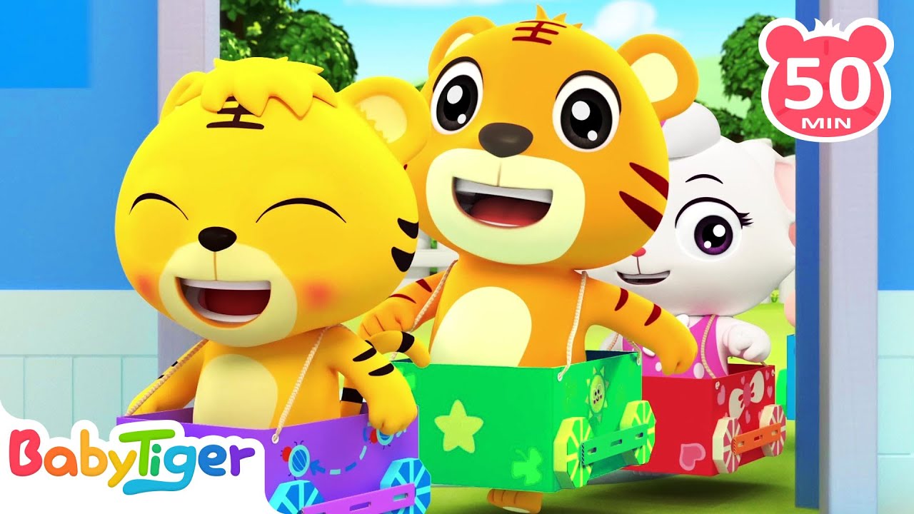 🚂 小朋友的最愛！神奇小火车歡唱時光 | 兒童學習 | babytiger 中文 | Kids Songs