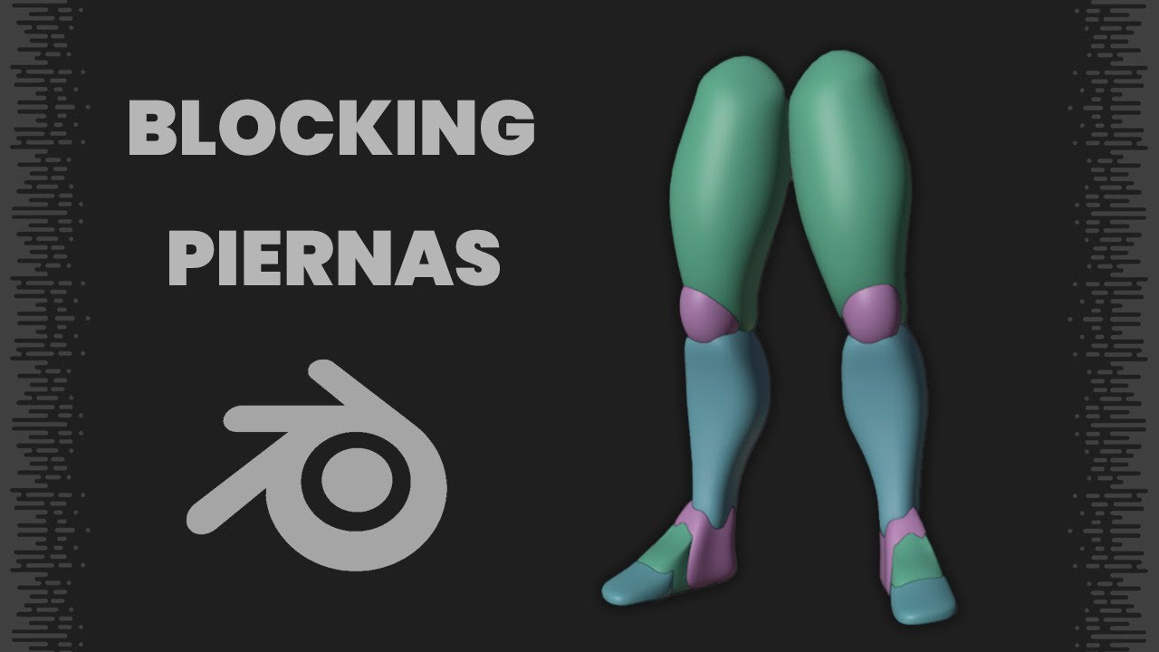 4. BLOCKING PIERNAS para escultura 4.2 | BLENDER SCULPTING