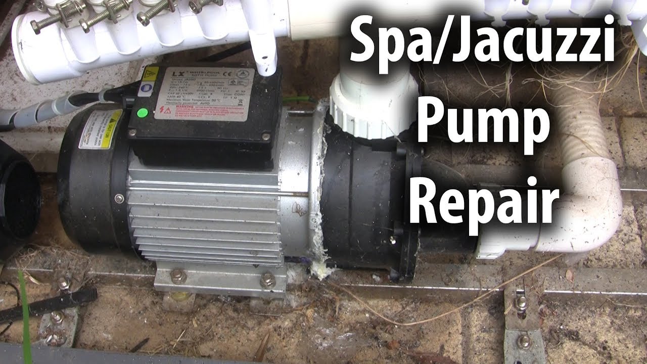 spa/jacuzzi pump repair (bearing and seal)