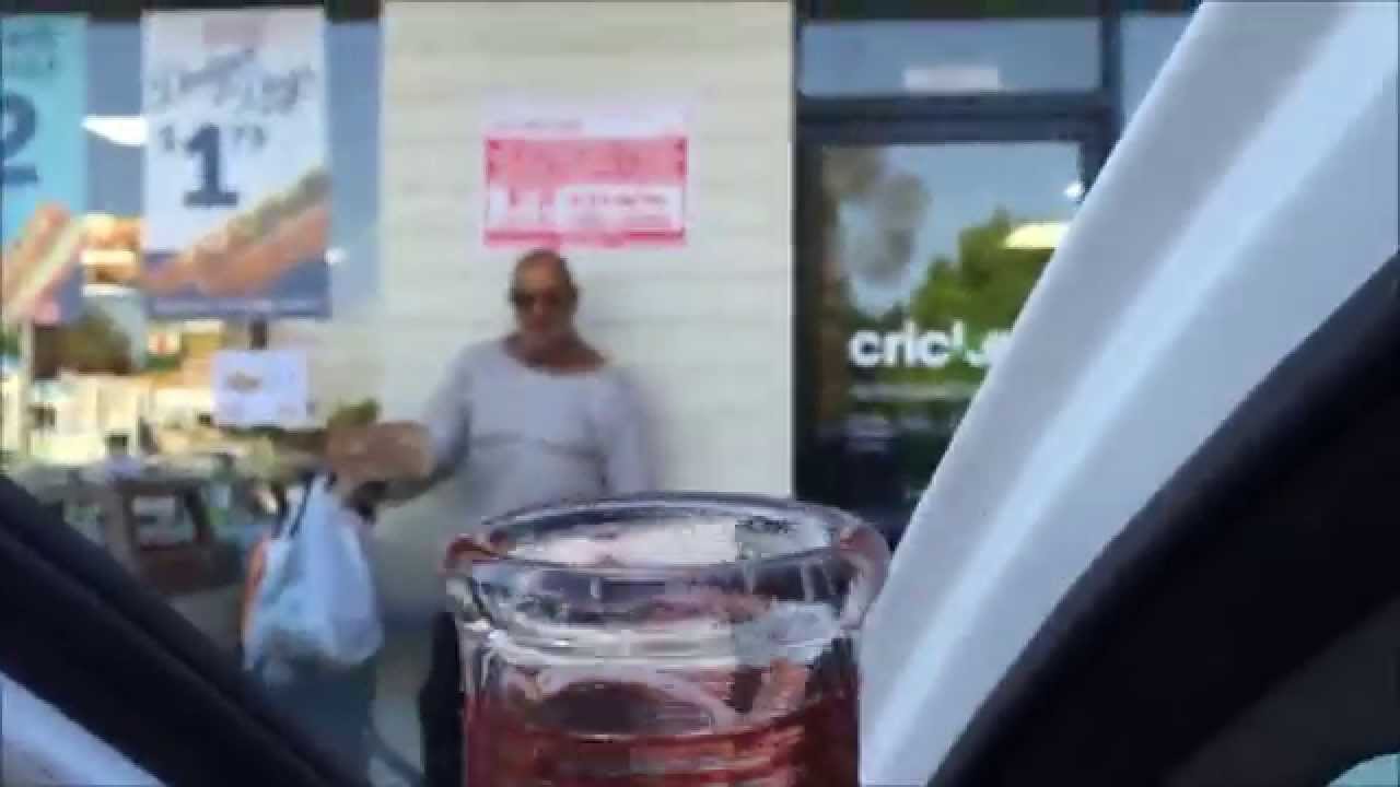 Homeless denies free BONG! Then he says this...