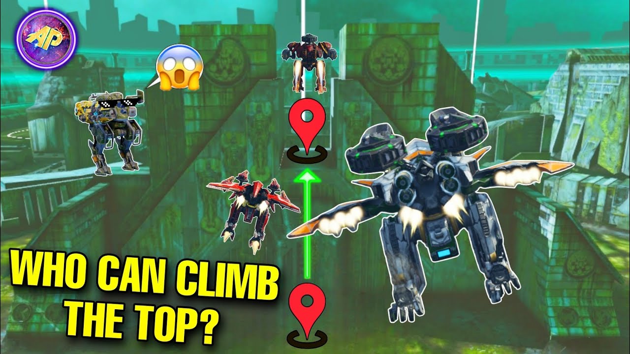 🔥 WHICH ROBOTS CAN CLIMB THE TOP BUILDING IN WAR ROBOTS DEAD CITY MAP? || WR ||