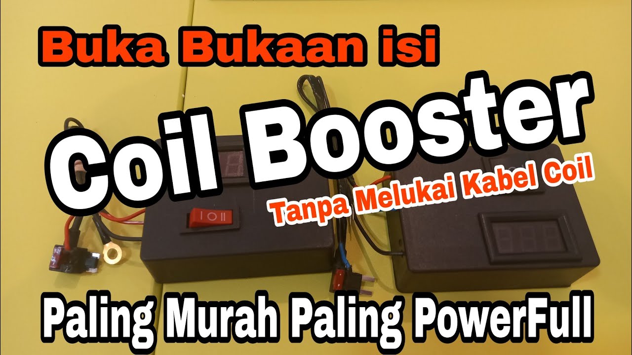 Rahasia Coil Booster Step Up Untuk Memperbesar Pengapian Busi