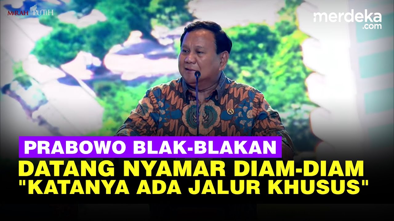 Prabowo Blak-blakan Mau Datangi RS Diam-Diam Sambil Nyamar: Katanya Ada Jalur Khusus