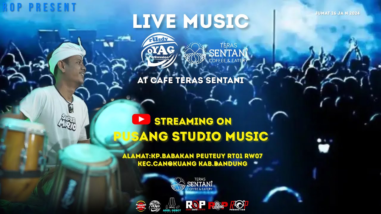 🔴[LIVE] Pusang Studio Music at Teras Sentani | Jumat ,26 Januari 2024 |