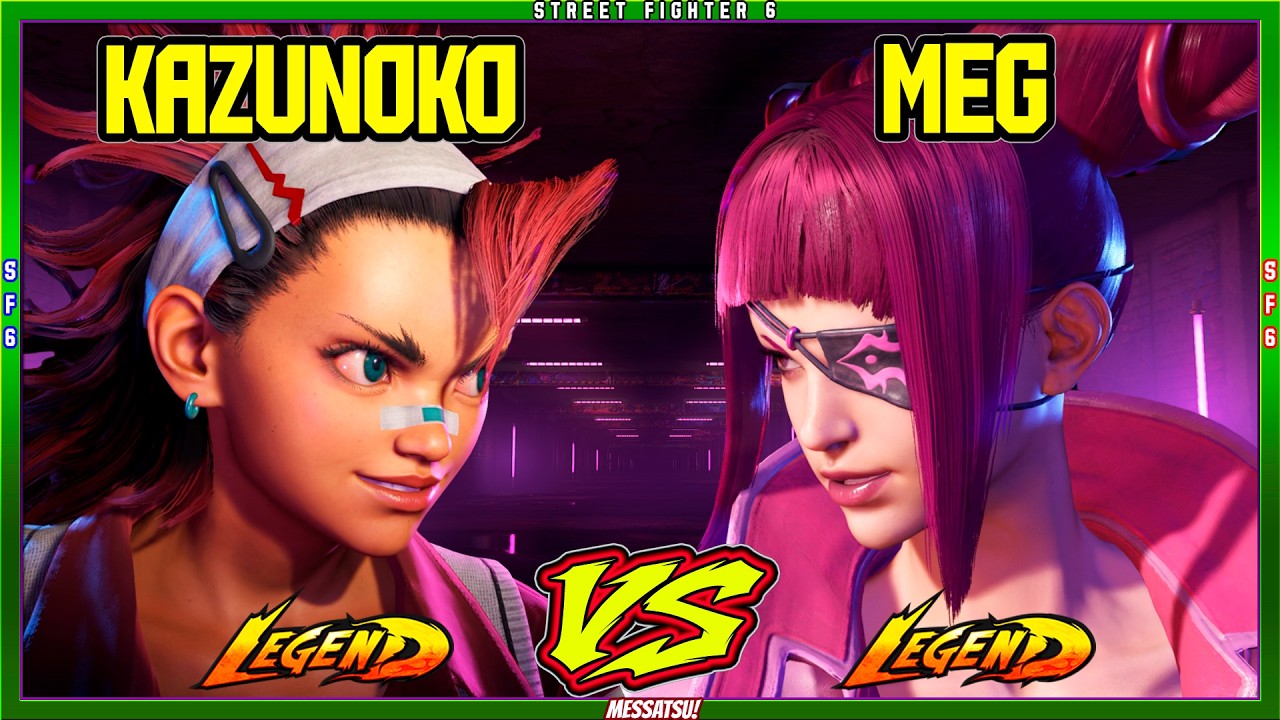 SF6 Kazunoko (Yasmine) VS Meg (Juri)💥Messatsu!💥スト6💥Street fighter 6