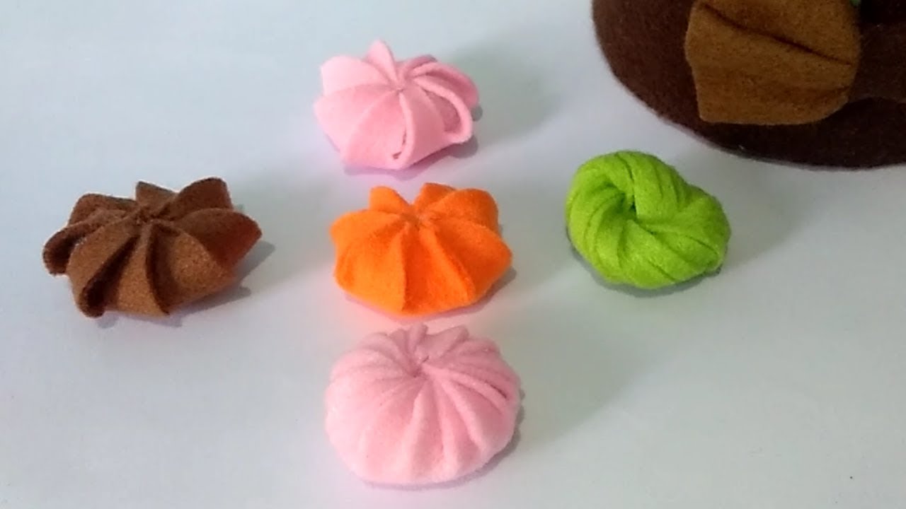 Cara Membuat 5 Macam Cream Dari Kain Flanel || Easy Tutorial a felt cream