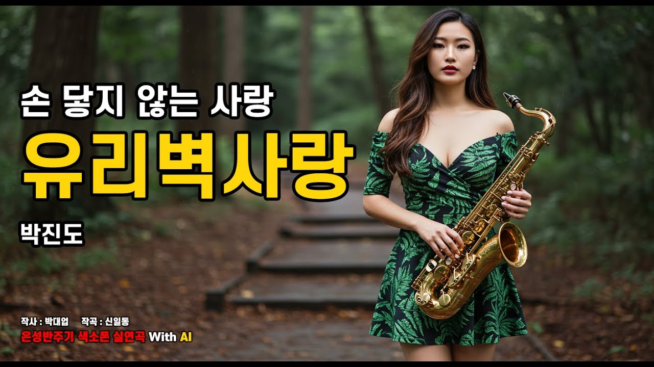 - 유리벽사랑 -  박진도 노래/ 7080/ 트로트/ ktrot/ 미스터트롯/ 미스트롯/ 색소폰/ AI