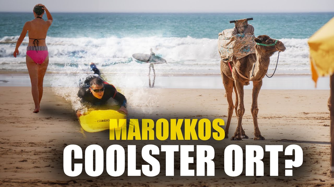 TAGHAZOUT: Ü40 Surfen lernen, Surfer Vibes und Hippie-Stellplatz