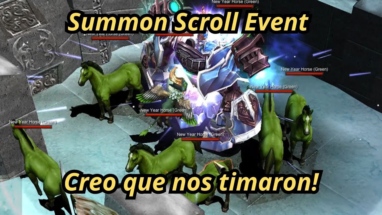 Mu Online GMO Summon Scroll Event! ¿Creo que nos timaron o es mi mala suerte?