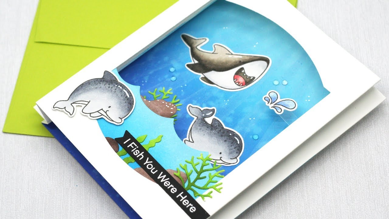 How to Create an Ocean-Themed Shadow Box Card