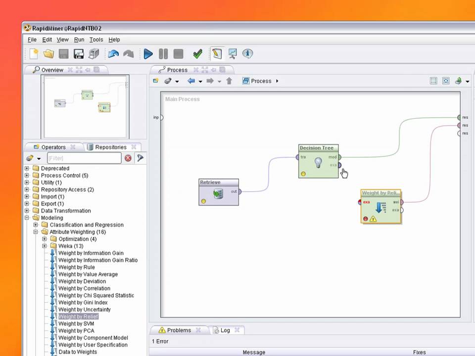 RapidMiner Tutorial - Overview of the Data Mining and Predictive Analytics