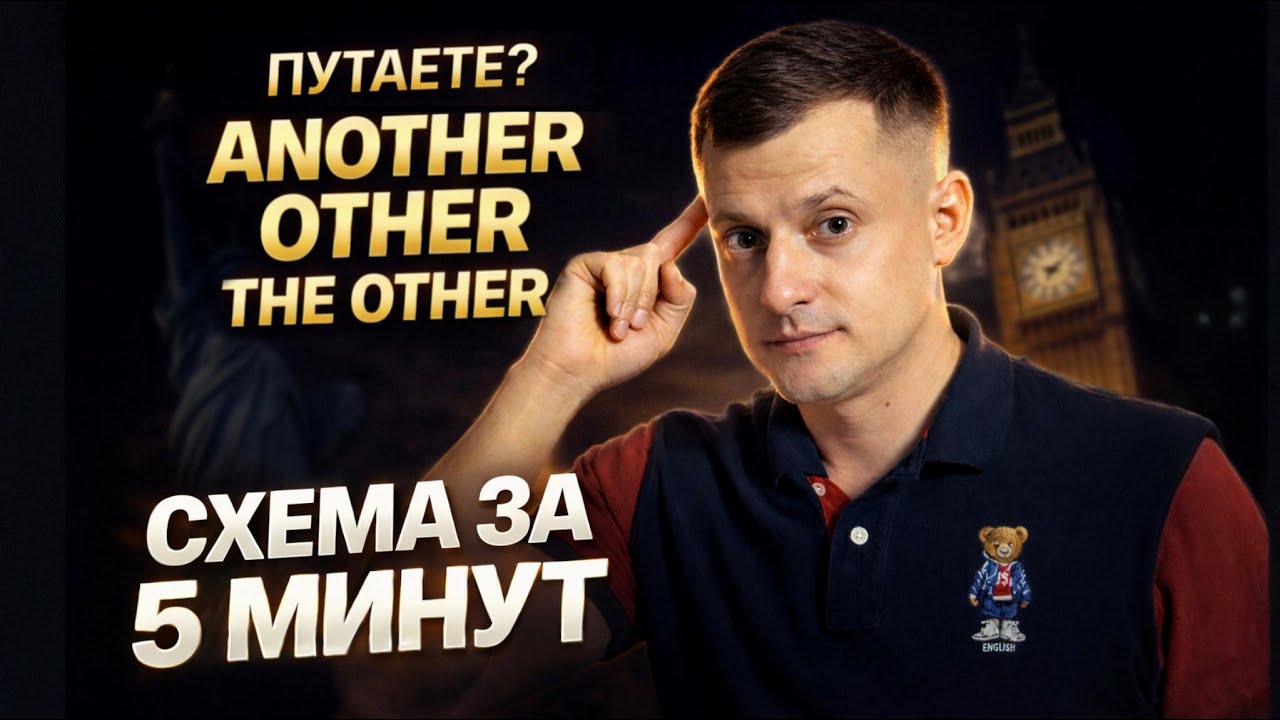 Простая схема как запомнить Another, Other, The Other за 5 минут