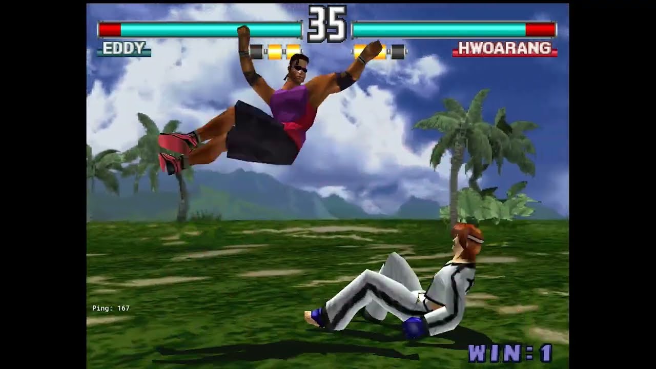 Tekken 3 Online - Eddy vs Hwoarang