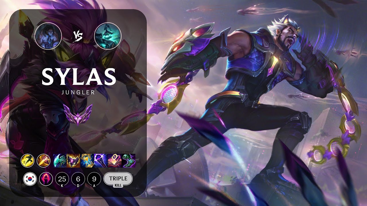 Sylas Jungle vs Hecarim - KR Master Patch 13.22
