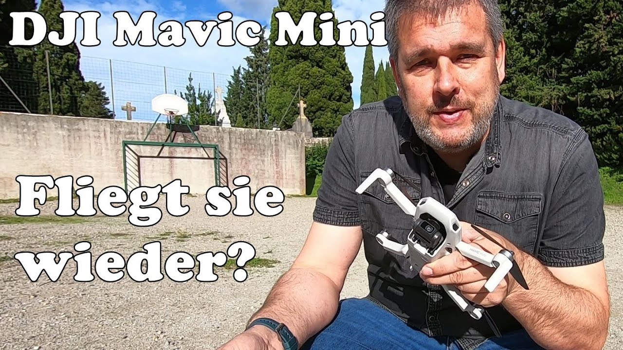 Propellerwechsel nach Crash. Fliegt sie wieder? Meine DJI Mavic Mini nach dem  Absturz