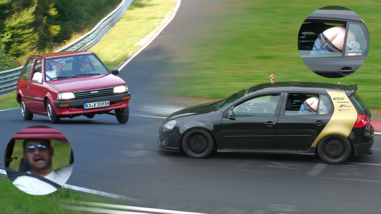 Nürburgring FUNNIEST MOMENTS, SLOW CARS DRIVING FAST,  STRANGE CARS / Nordschleife Touristenfahrten