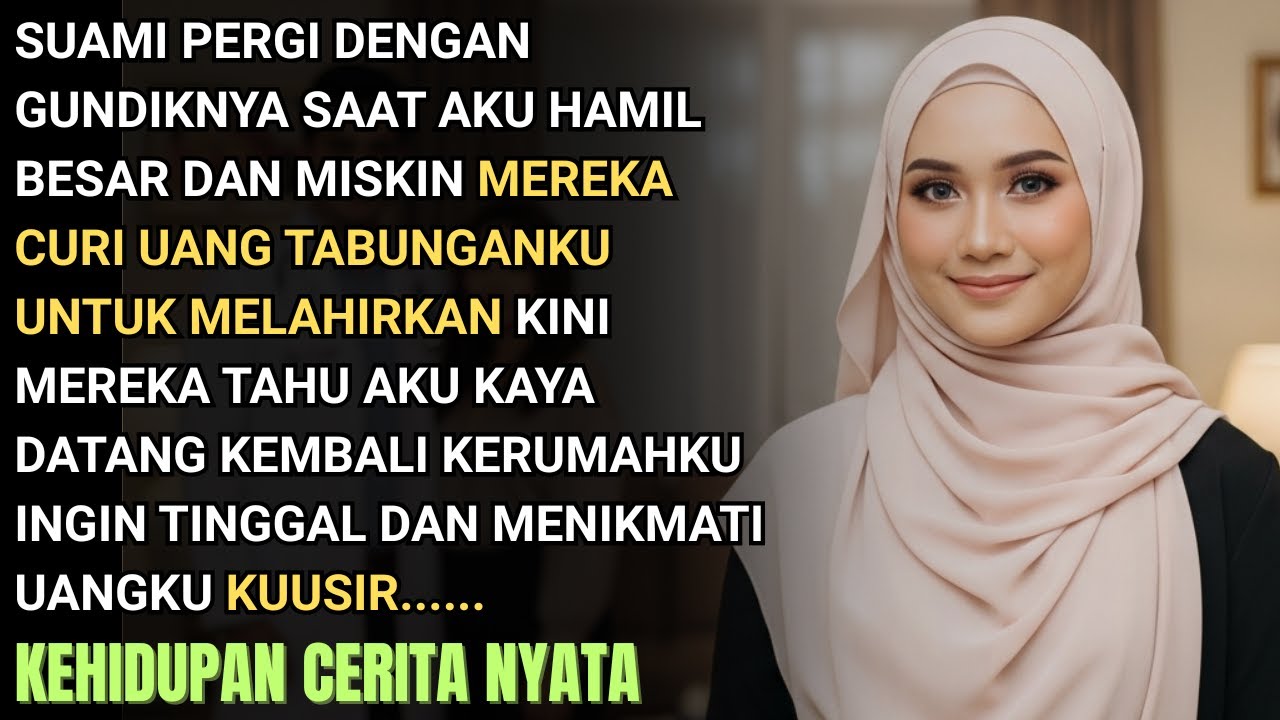SUAMI PERGI DG PELAKOR SAAT AKU HAMIL BESAR&MISKIN KINI AKU SUKSES MEREKA BALIK INGIN NUMPANG-KUUSIR