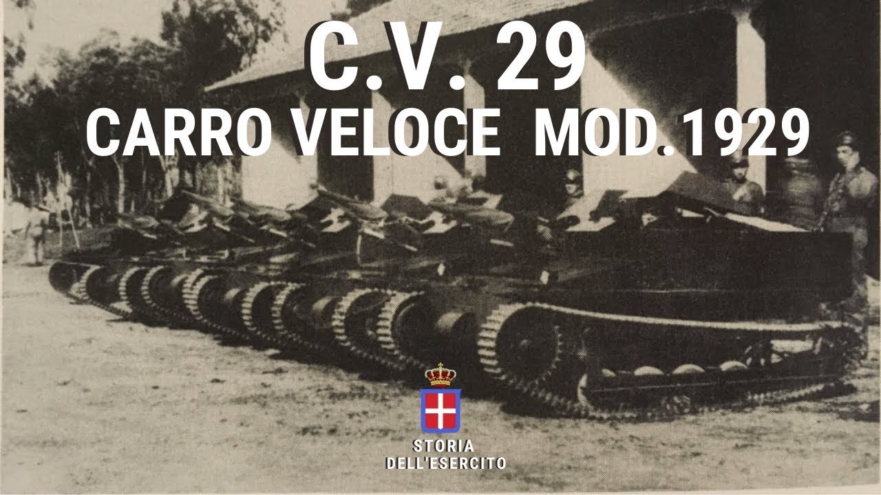 The father of CV33 or L3/33: CV 29 tankette
