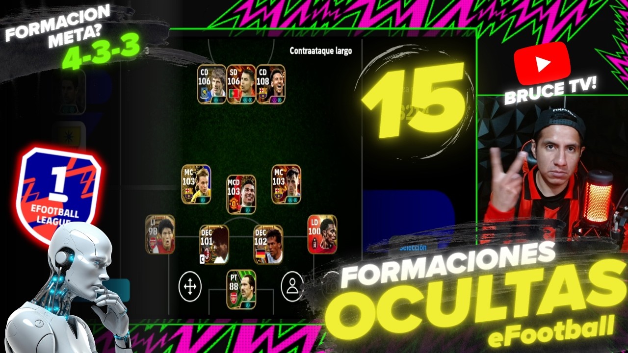 Esta es la MEJOR FORMACIÓN de la SEMANA en eFootball 2026 Mobile! 🤯 FORMACIONES OCULTAS 15