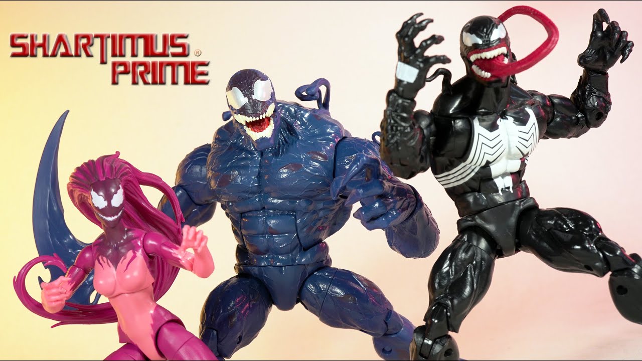 Marvel Legends Venom Agony Riot 3 Pack Life Foundation Amazon Action Figure Review