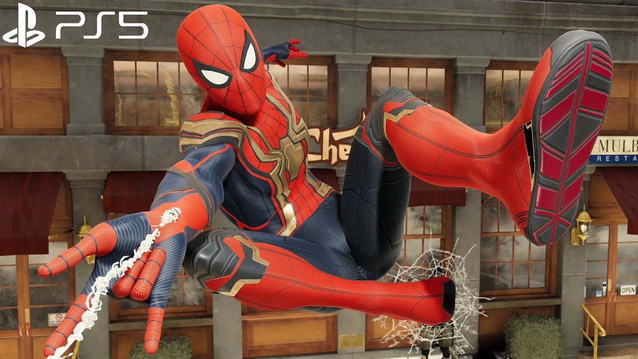 Spider-Man Remastered PS5 - Hybrid Suit Free Roam Gameplay (4K 60FPS Performance RT)